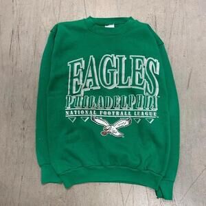 Philadelphia Eagles 1997 Pullover Team Graphic Retro Football Fan Sweatshirt